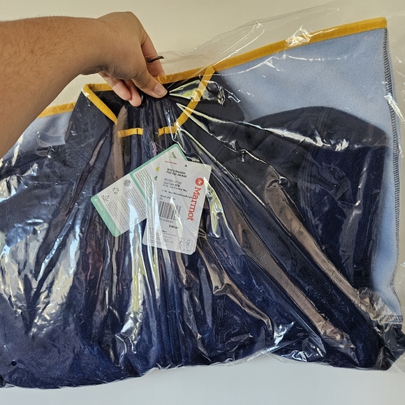 NWT Marmot Blue Rocklin Full Zip Jacket - Picture 2 of 3